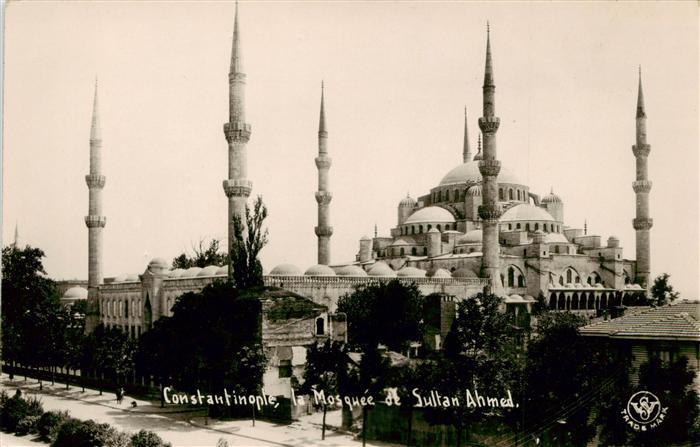 Constantinople Mosquee de Sultan Ahmed