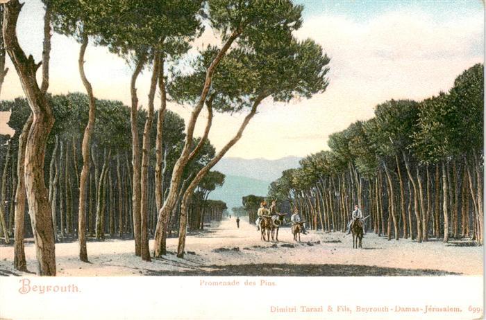 Beyrouth Libanon Promenade des Pins
