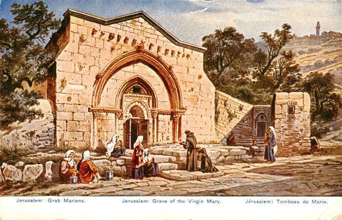 Jerusalem  Yerushalayim Israel Grab Mariens