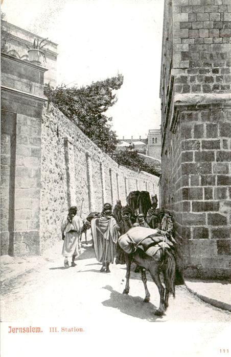 Jerusalem  Yerushalayim Israel Dritte Station