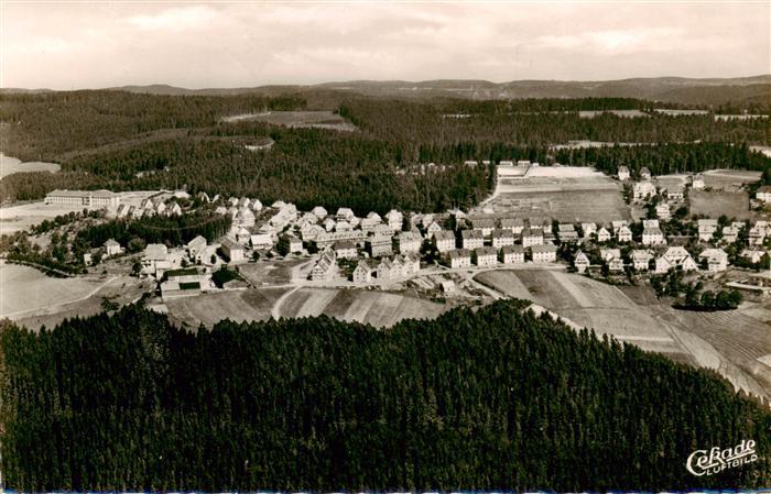 St Georgen  Schwarzwald Fliegeraufnahme