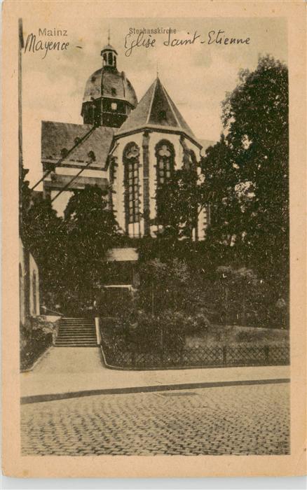 Mainz  Rhein Stephanskirche