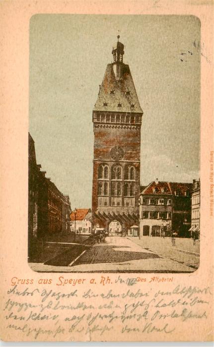 Speyer Rhein Das Altpoertel