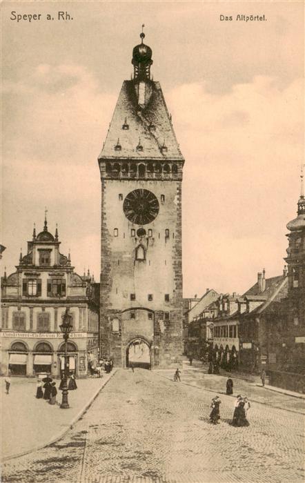 Speyer Rhein Das Altpoertel
