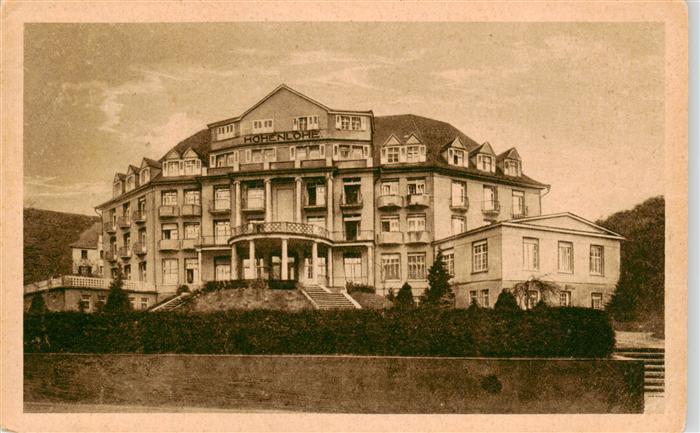 Bad Mergentheim Hotel und Kuranstalt Hohenlohe
