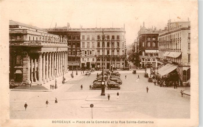 Bordeaux 33 Place de la Comdie et la Rue Sainte Catherine