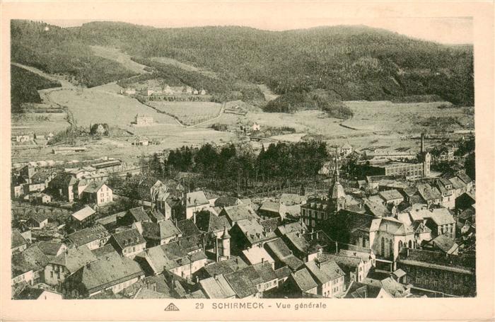 Schirmeck Vue generale aerienne