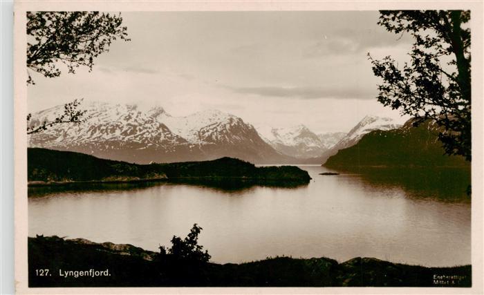 Lyngenfjord Lyngenfjorden Norge Panorama