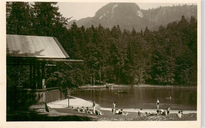 Riessersee Garmisch-Partenkirchen Strandpartie