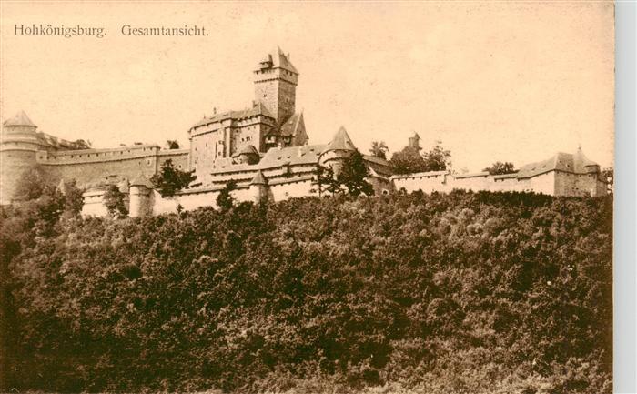 Hohkoenigsburg Haut-Koenigsbourg Ansicht