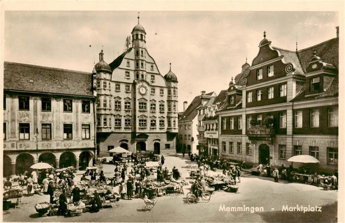 Memmingen Bayern Marktplatz