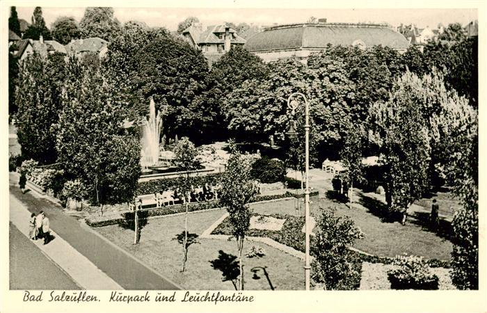 Bad Salzuflen Kurpark und Leuchtfontaene