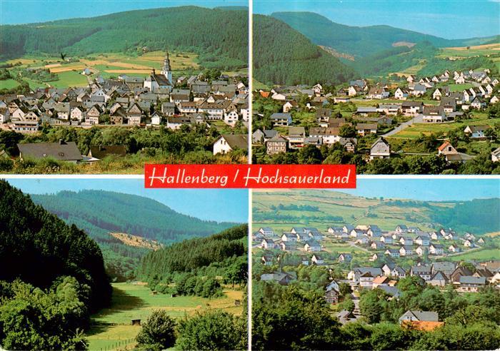 Hallenberg Teilansichten Fliegeraufnahmen