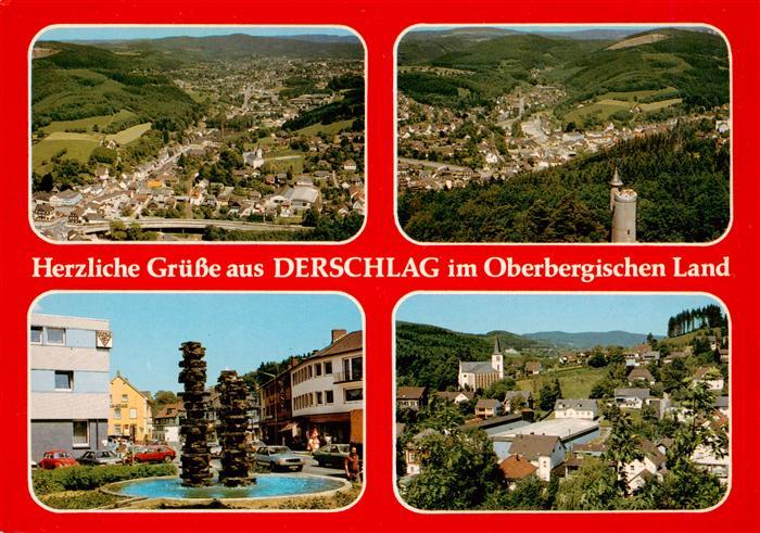 Derschlag Fliegeraufnahmen Brunnen Panorama
