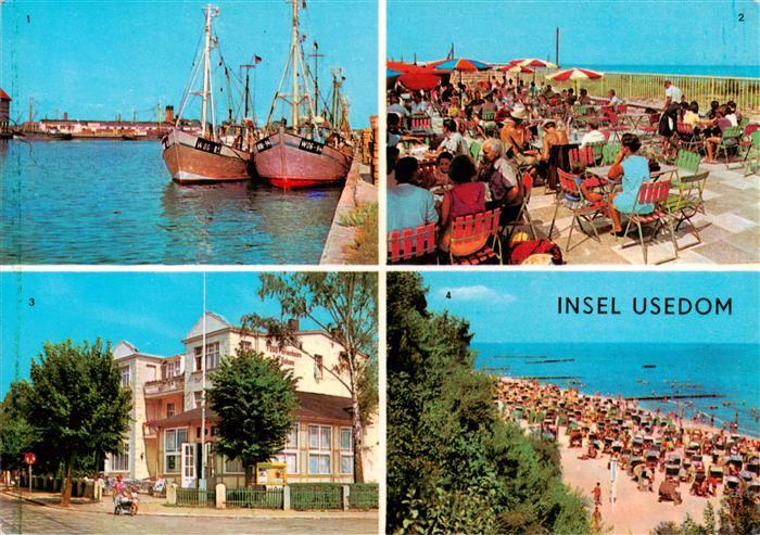 Usedom Mecklenburg-Vorpommern Karlshagen Fischerhafen Trassenheide Konsum Strand