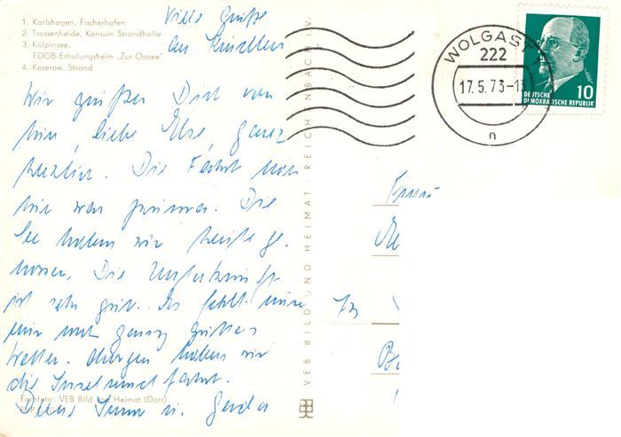 Usedom Mecklenburg-Vorpommern Karlshagen Fischerhafen Trassenheide Konsum Strand – Bild 2