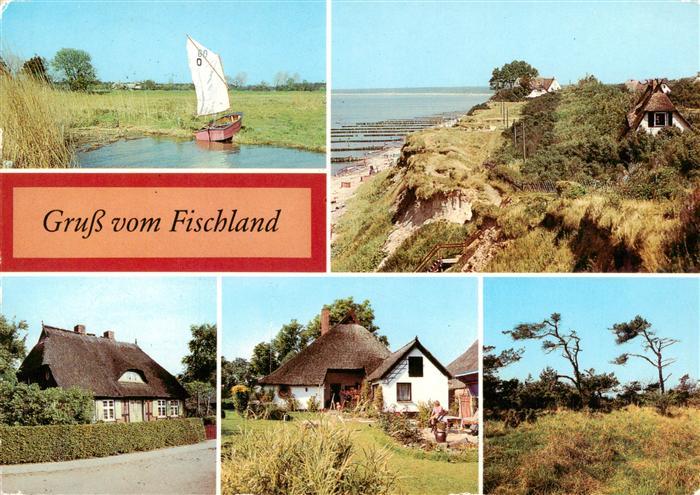 Ribnitz-Damgarten Ostseebad Ahrenshoop am Bodden Hohes Ufer Wustrow Fischerkaten
