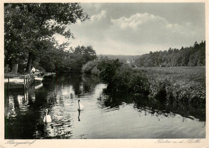 Bergedorf  Hamburg Partie an der Bille