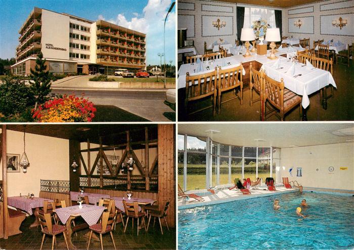 Bad Alexandersbad Hotel Alexandersbad Gastraeume Hallenbad
