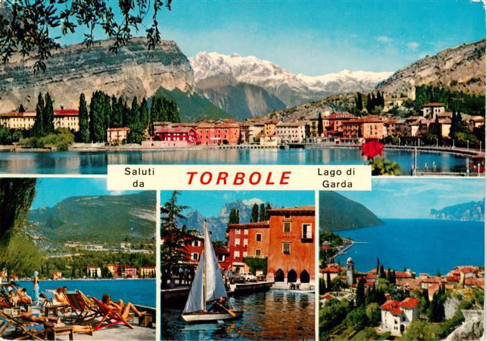 Torbole Lago di Garda IT Panorama Teilansichten