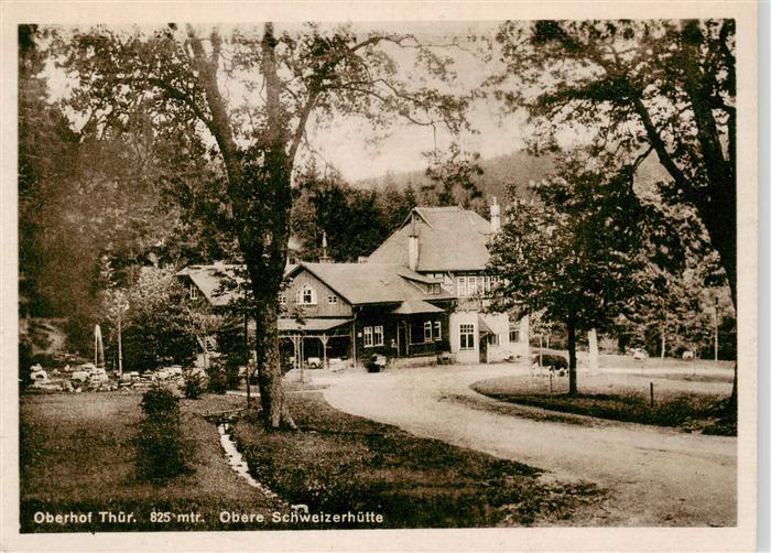Oberhof  Thueringen Obere Schweizerhuette
