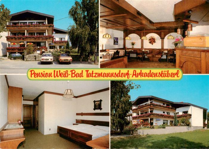 Bad Tatzmannsdorf Burgenland AT Pension Weiss Arkadenstueberl Gastraum Zimmer