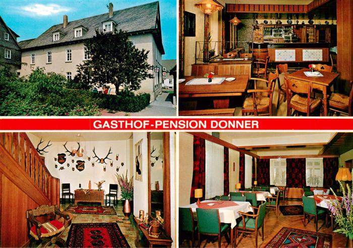 Remblinghausen Meschede Gasthof Pension Donner Gastraeume Treppenaufgang