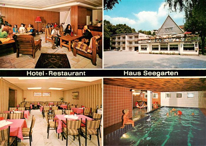 Langscheid Sorpesee Hotel Restaurant Haus Seegarten Gastraeume Hallenbad