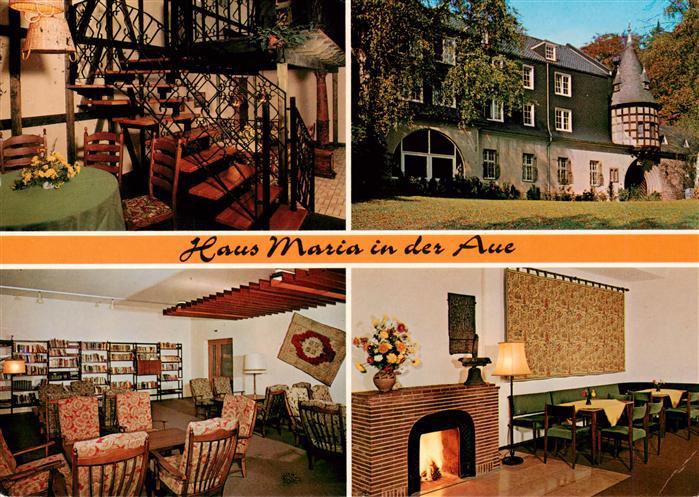 Wermelskirchen Haus Maria in der Aue Gastraeume Kaminzimmer