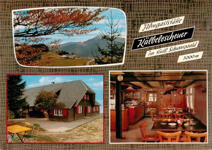 Kaelbelescheuer Almwirtschaft Muenstertal Panorama Gastraeume