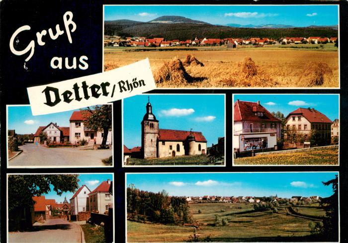 Detter Panorama Strassenpartien Kirche Ortsansicht