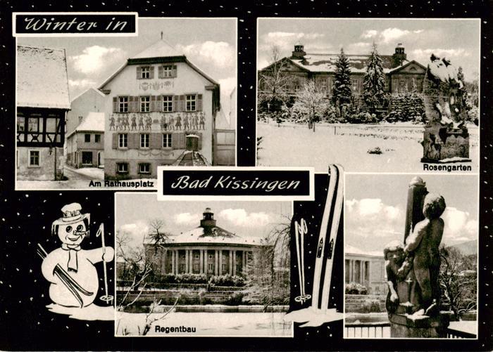 Bad Kissingen Rathausplatz Rosengarten Regentbau