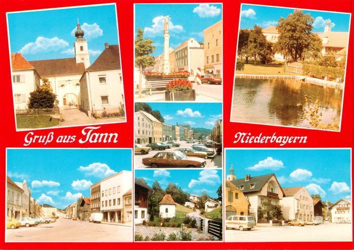 Tann Niederbayern Markt Tann Kirche Ortspartien Weiher