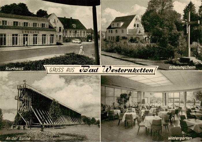 Bad Westernkotten Kurhaus Erholungsheim An der Saline Wintergarten