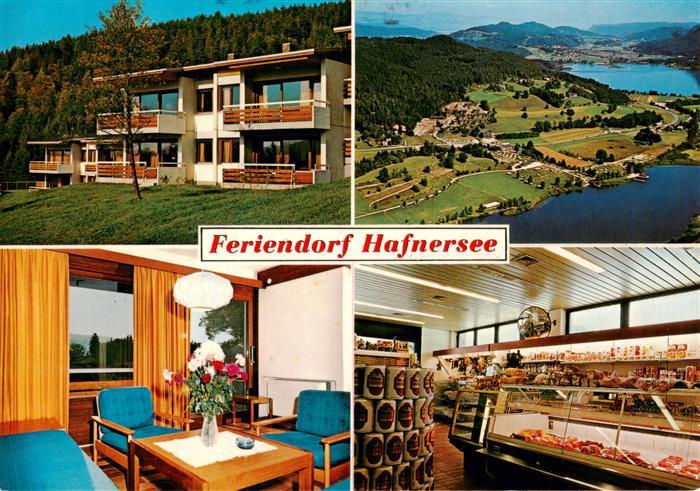 Keutschach am See Kaernten AT Feriendorf Hafnersee Bungalows Verkaufsraum Panora