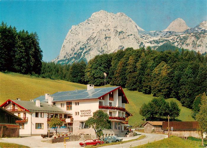 Ramsau  Berchtesgaden Berghotel Gasthof Datzmann Eingang zum Zauberwald Alpen