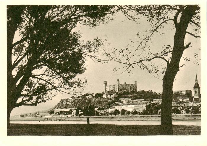 Pressburg Bratislava Pozsony Blick zur Stadt Serie Verlorene Heimat