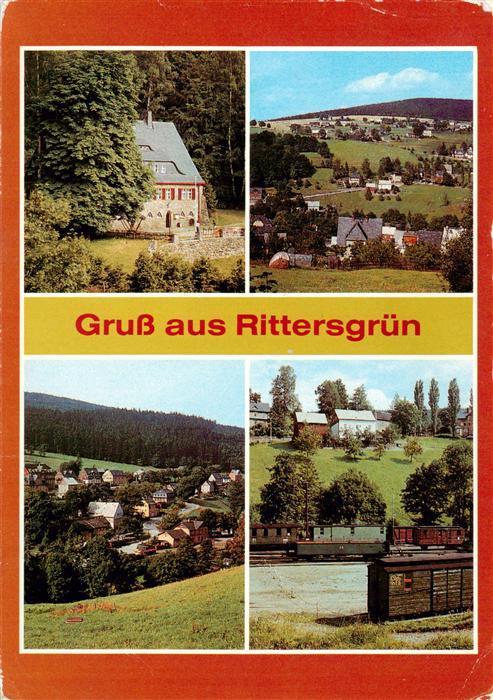 Rittersgruen Jugendherberge Ernst Scheffler Panorama Teilansicht Museum Oberritt