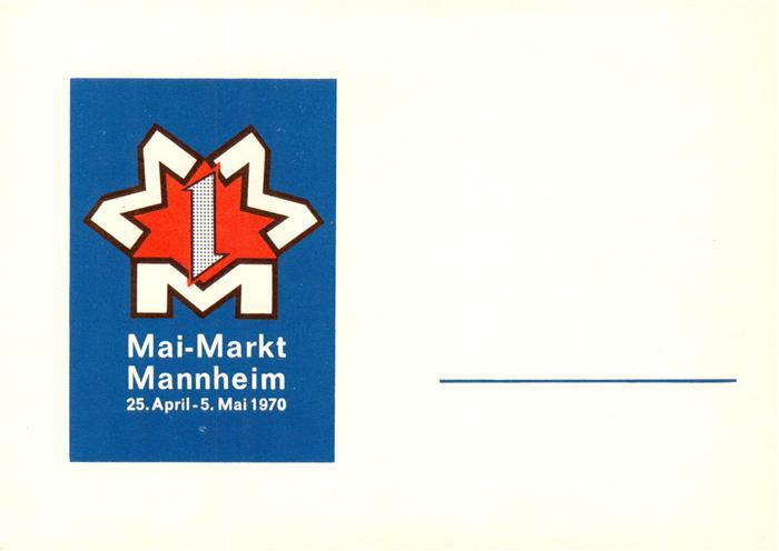 MANNHEIM BW Maimarkt 1970 Emblem