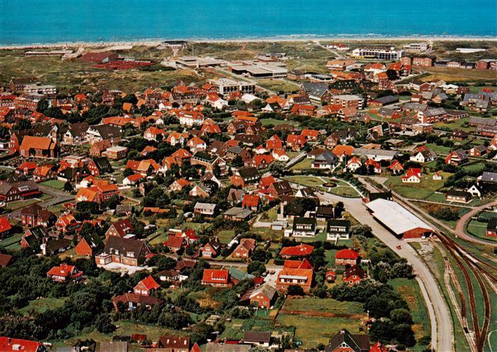 Langeoog Nordseebad Fliegeraufnahme