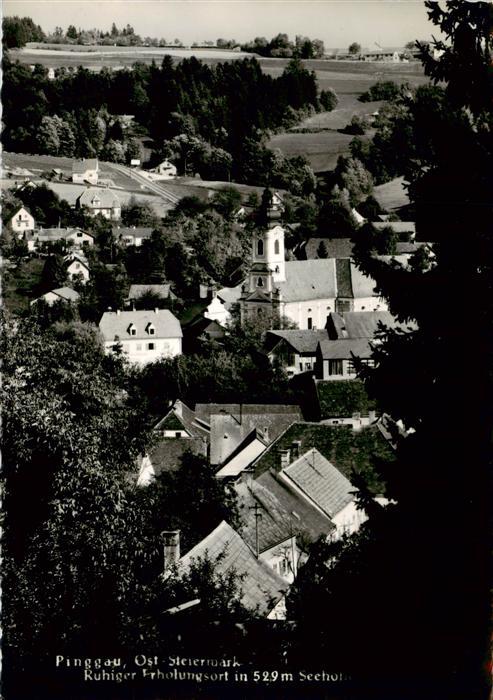 Pinggau Ortsansicht mit Kirche