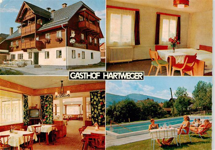 Weissenbach Enns Gasthof Hartweger Gastraeume Freibad