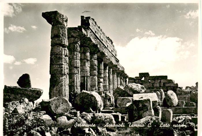 Selinunte Sicilia IT Acropoli Tempio C Lato nord