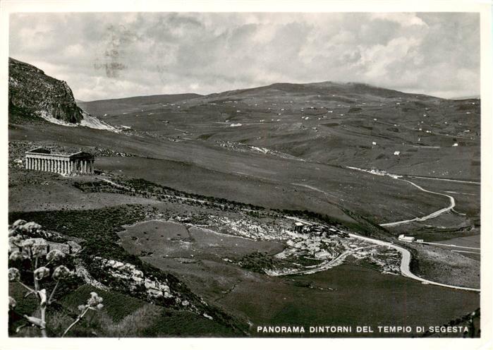 Segesta Sicilia IT Panorama dintorni del Tempio di Segesta