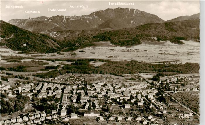Penzberg Fliegeraufnahme mit Benediktenwand