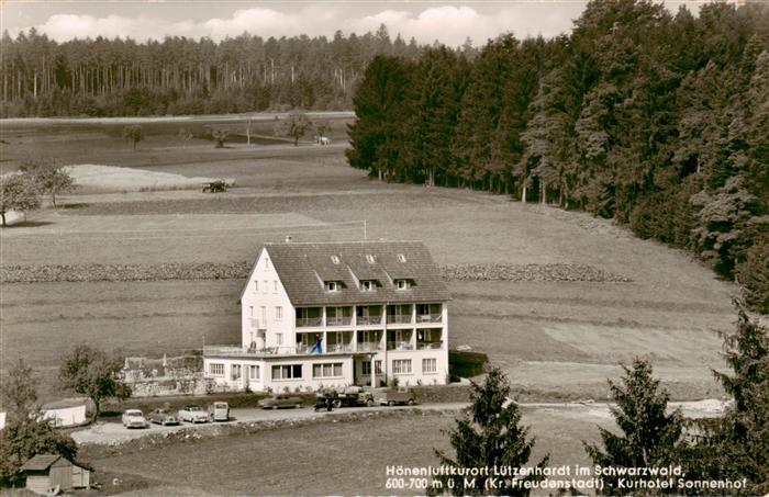 Luetzenhardt Waldachtal BW Kurhotel Sonnenhof Fliegeraufnahme