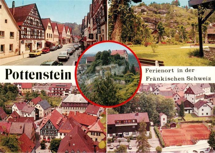 Pottenstein Oberfranken Ortsansichten Park