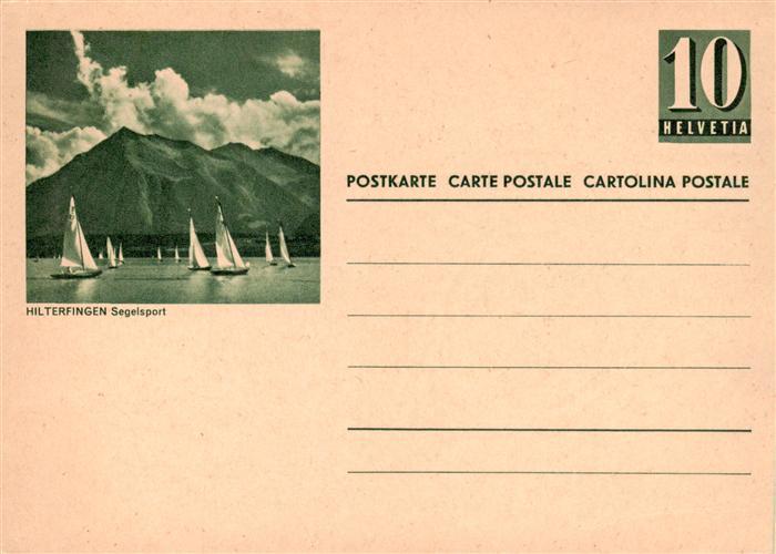 Hilterfingen Thunersee BE Segelpartie