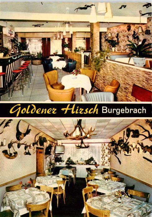 Burgebrach Goldener Hirsch Gastraeume Bar