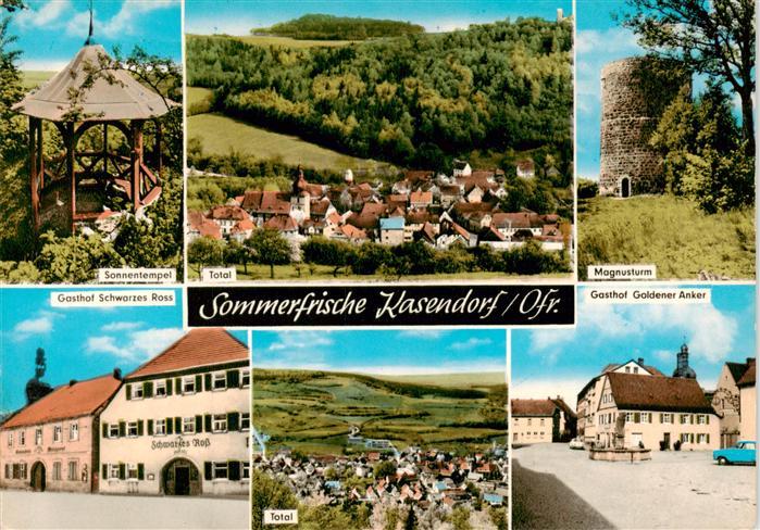 Kasendorf Oberfranken Sonnentempel Panorama Magnusturm Total Gasthof Goldener An
